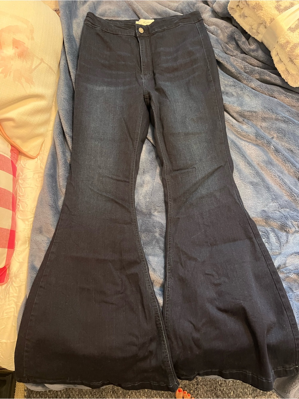KanCan Dark Blue Flare Jeans